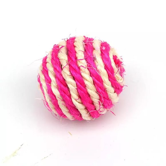 Rope Ball Plaything Chew Soft Plush Dog & Cat Toy for Fun and Play - Picture 2 of 10